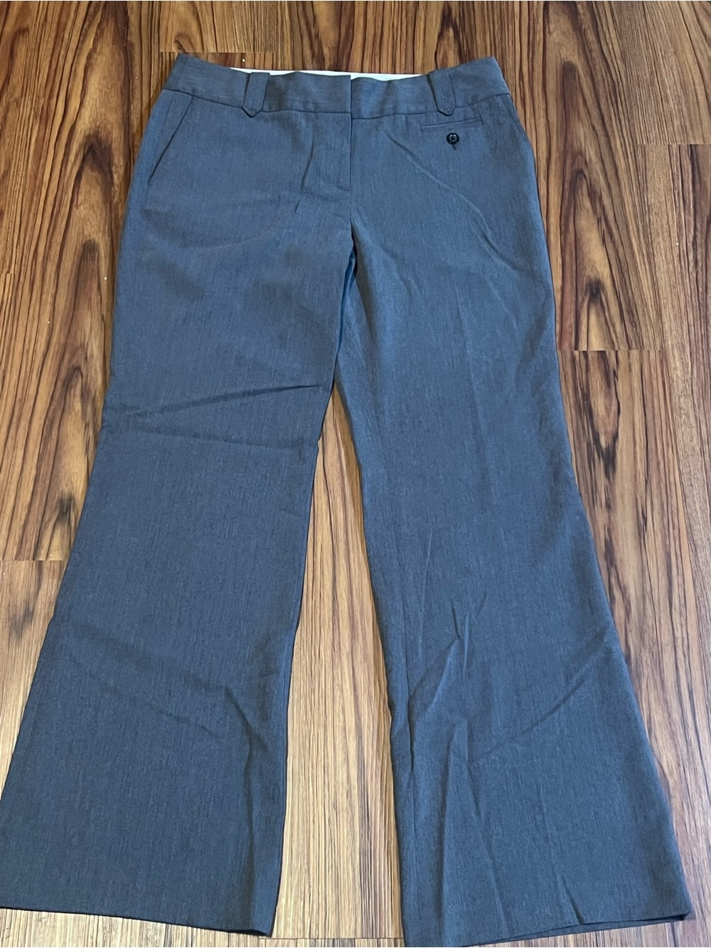 Women’s Grey Dress Pants - Wide Leg Fit